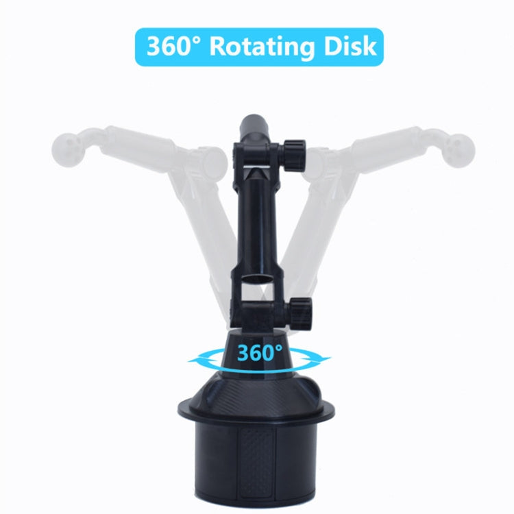 X033 360 Degree Car Phone Mount Adjustable Gooseneck Cup Holder, X033