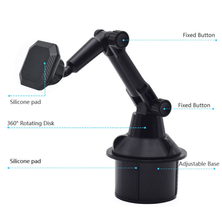 X033 360 Degree Car Phone Mount Adjustable Gooseneck Cup Holder, X033