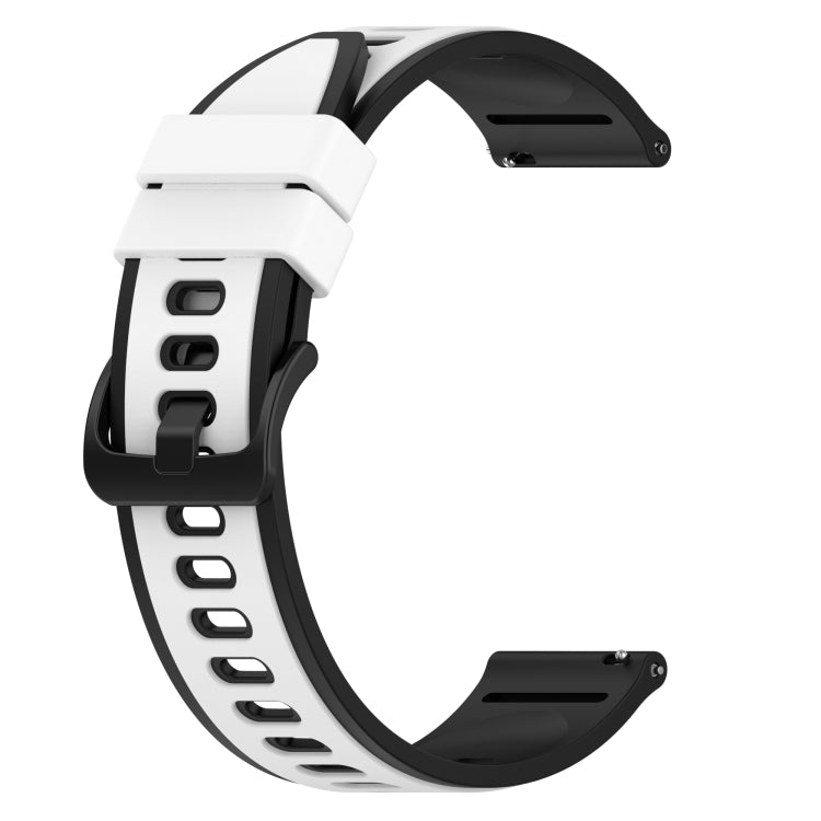 22mm Two-Color Silicone Watch Band