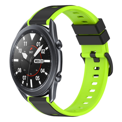 22mm Two-Color Silicone Watch Band