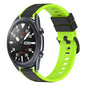 22mm Two-Color Silicone Watch Band