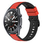 22mm Two-Color Silicone Watch Band