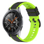 22mm Two-Color Silicone Watch Band