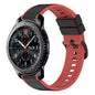 22mm Two-Color Silicone Watch Band