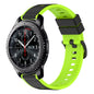 22mm Two-Color Silicone Watch Band