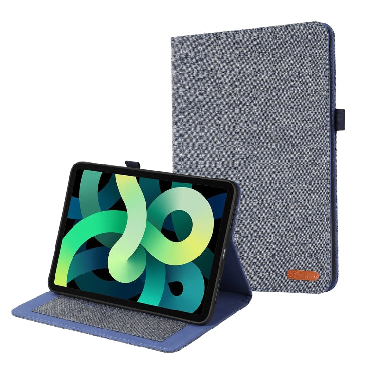 Fabric Leather Tablet Case with Name Card Clip