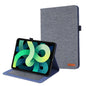 Fabric Leather Tablet Case with Name Card Clip