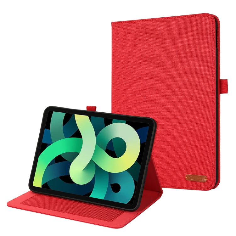 Fabric Leather Tablet Case with Name Card Clip