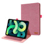 Fabric Leather Tablet Case with Name Card Clip
