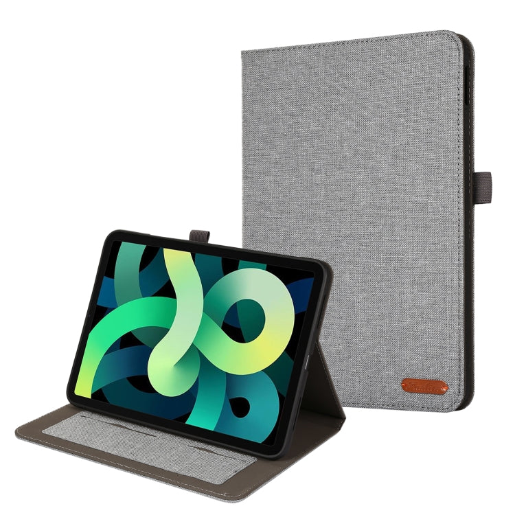 Fabric Leather Tablet Case with Name Card Clip