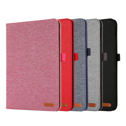 Fabric Leather Tablet Case with Name Card Clip