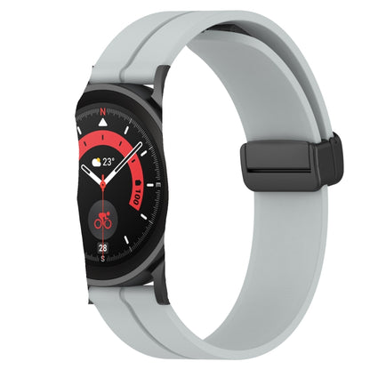 20mm Solid Color Magnetic Clasp Silicone Watch Band