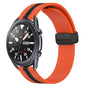 22mm Folding Magnetic Clasp Silicone Watch Band