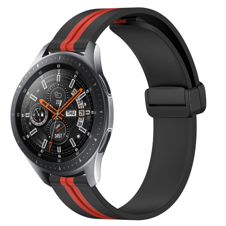 22mm Folding Magnetic Clasp Silicone Watch Band