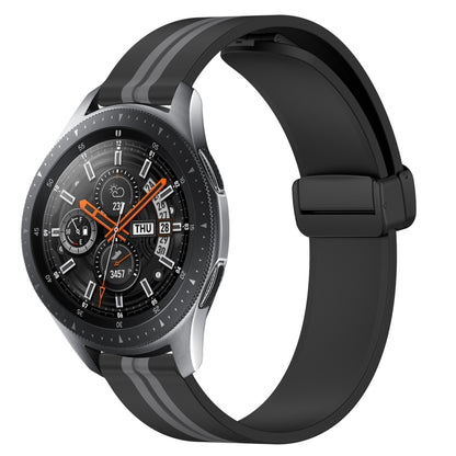 22mm Folding Magnetic Clasp Silicone Watch Band