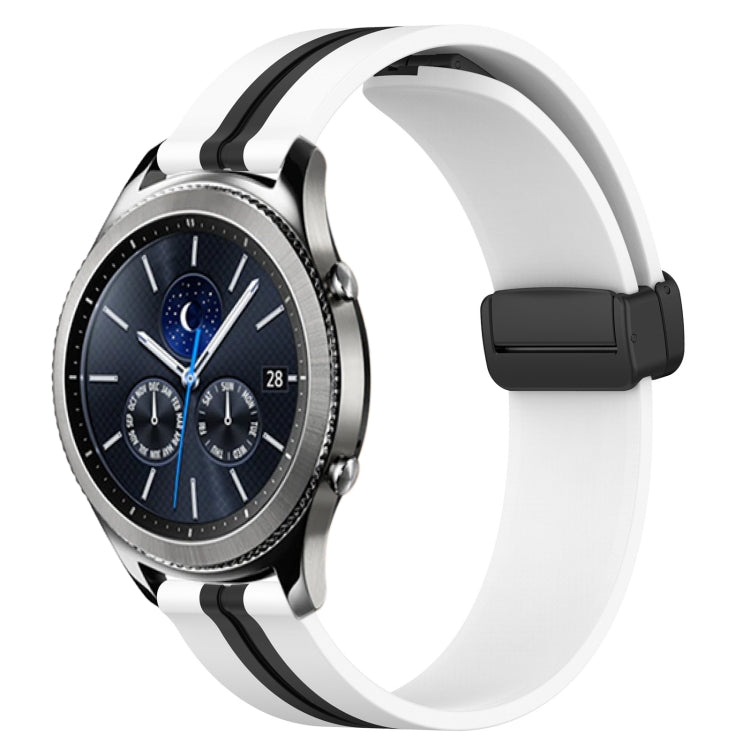 22mm Folding Magnetic Clasp Silicone Watch Band