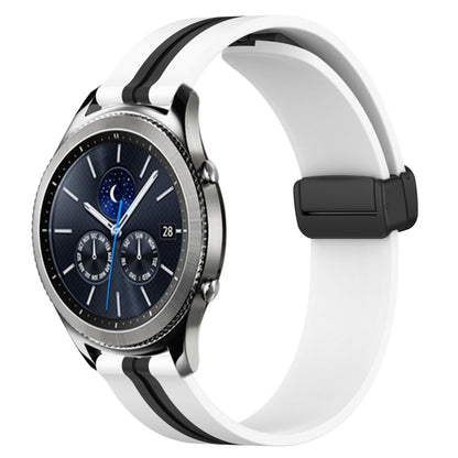 22mm Folding Magnetic Clasp Silicone Watch Band