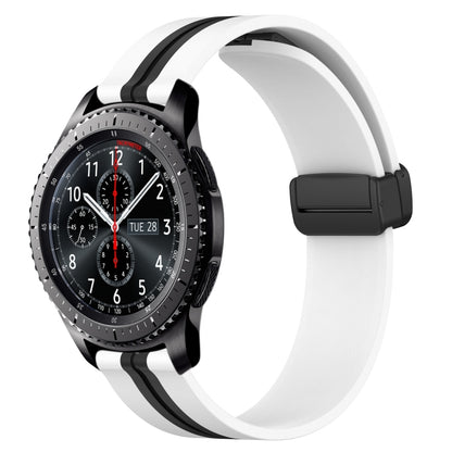 22mm Folding Magnetic Clasp Silicone Watch Band