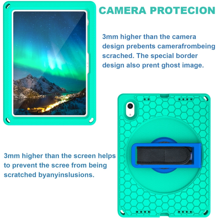 360 Rotation Stand EVA Hard PC Tablet Case with Strap