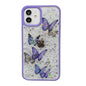 Color Butterfly Glitter Epoxy TPU Phone Case