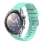 22mm Wavy Dot Pattern Solid Color Silicone Watch Band