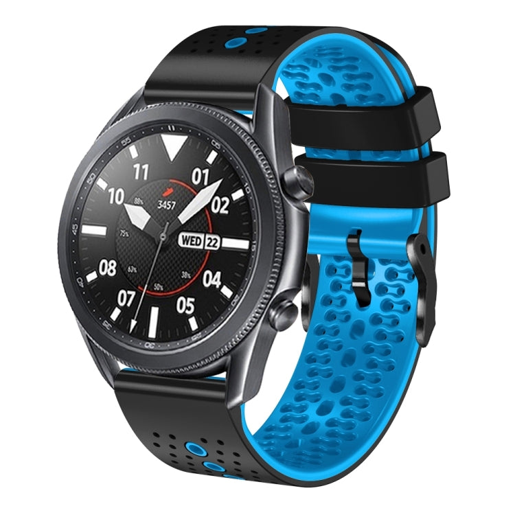 22mm Perforated Two-Color Silicone Watch Band