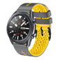 22mm Perforated Two-Color Silicone Watch Band