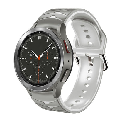 Curved Texture Silicone Watch Band