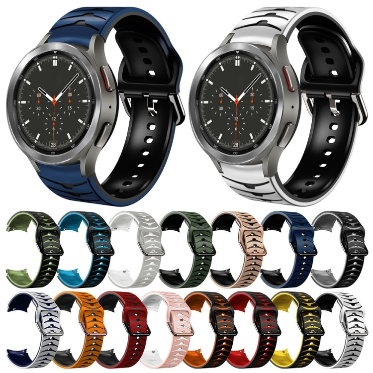 Curved Texture Silicone Watch Band