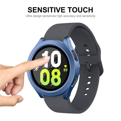 For Samsung Galaxy Watch4/5 40mm ENKAY Hat-Prince Waterproof Full Coverage PC Frame + 9H Tempered Glass Case