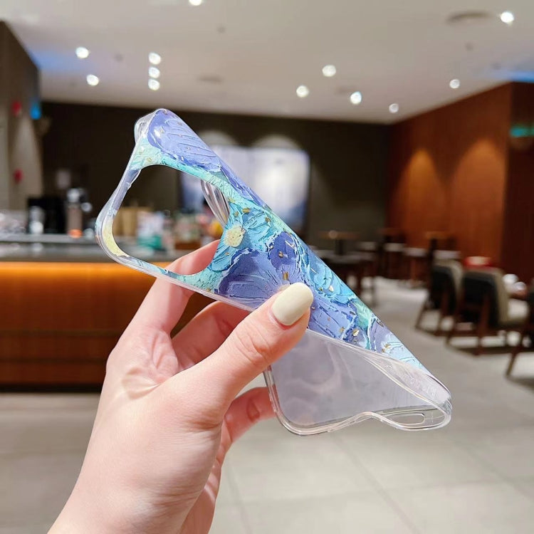 Gold Foil Oil Painting Epoxy TPU Phone Case