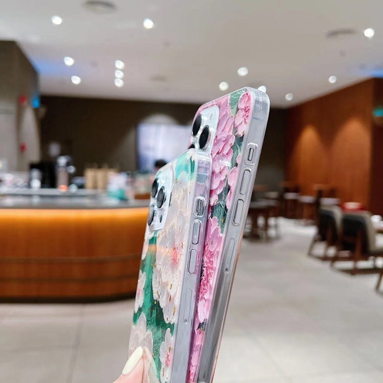 Gold Foil Oil Painting Epoxy TPU Phone Case