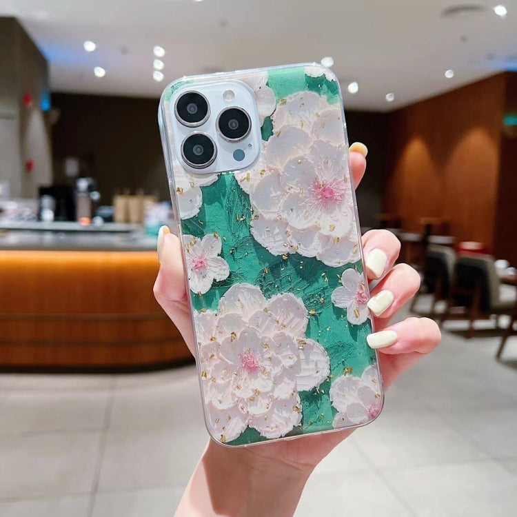 Gold Foil Oil Painting Epoxy TPU Phone Case