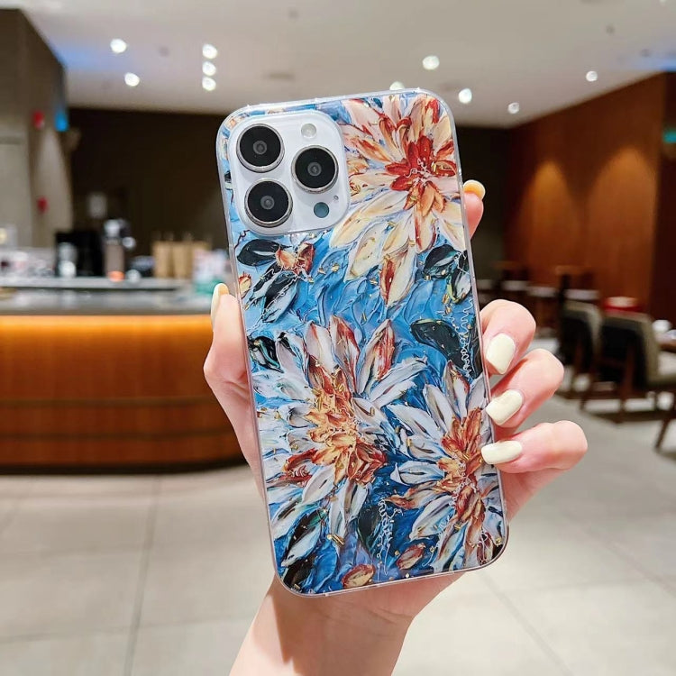 Gold Foil Oil Painting Epoxy TPU Phone Case
