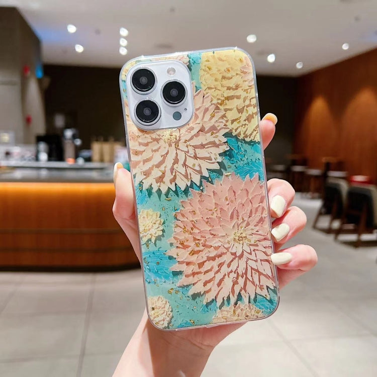 Gold Foil Oil Painting Epoxy TPU Phone Case