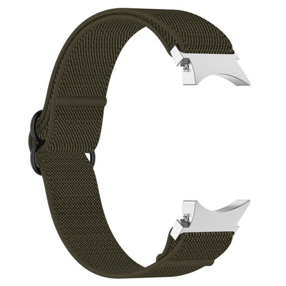 Nylon Stretch Black Buckle Watch Band