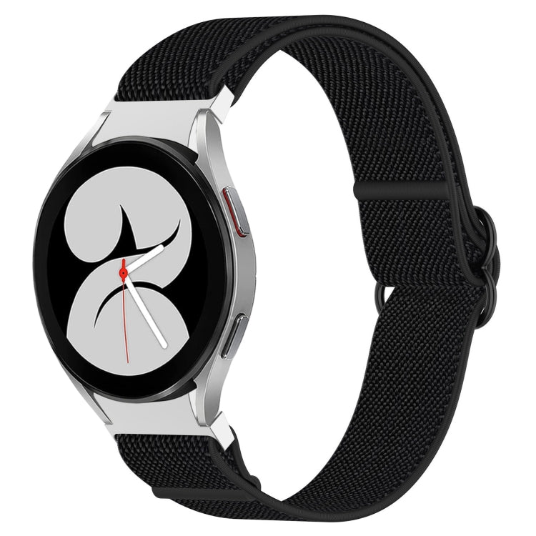 Nylon Stretch Black Buckle Watch Band