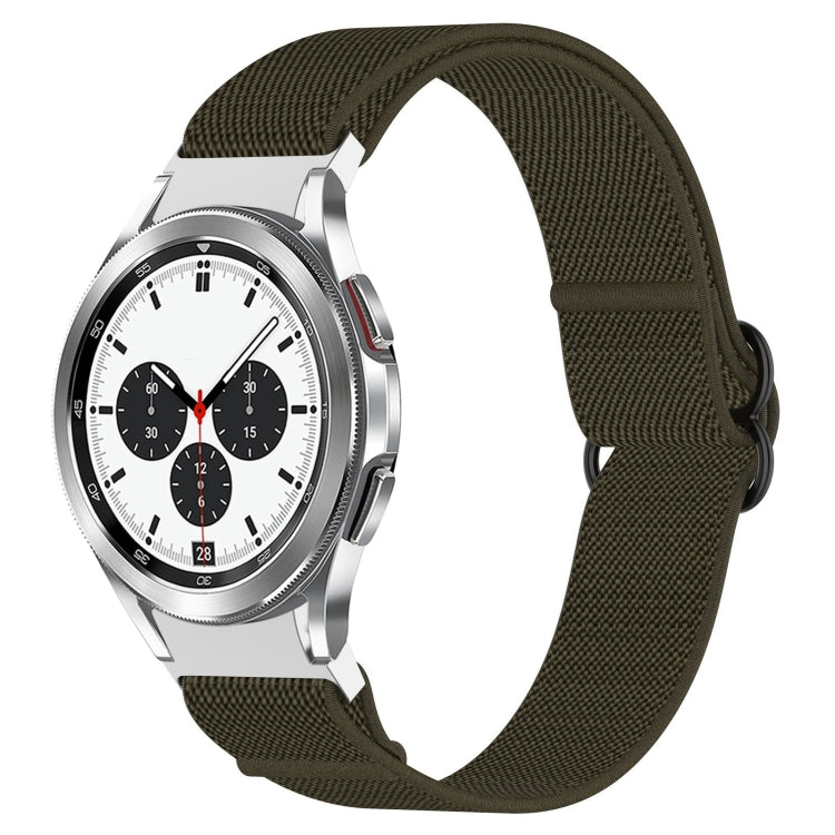 Nylon Stretch Black Buckle Watch Band
