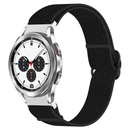 Nylon Stretch Black Buckle Watch Band