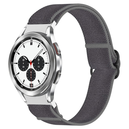 Nylon Stretch Black Buckle Watch Band