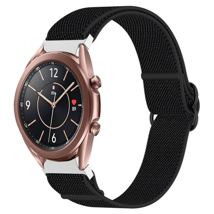 Nylon Stretch Black Buckle Watch Band