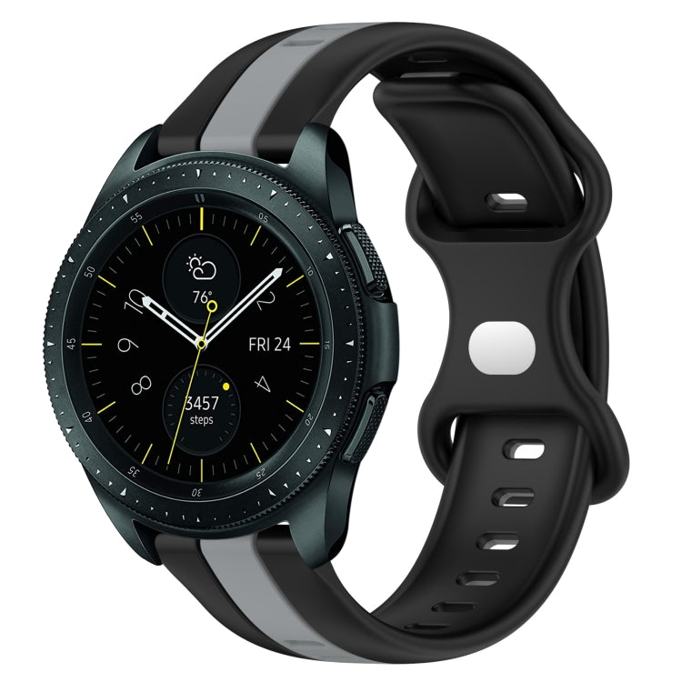 20mm Butterfly Buckle Two-Color Silicone Watch Band