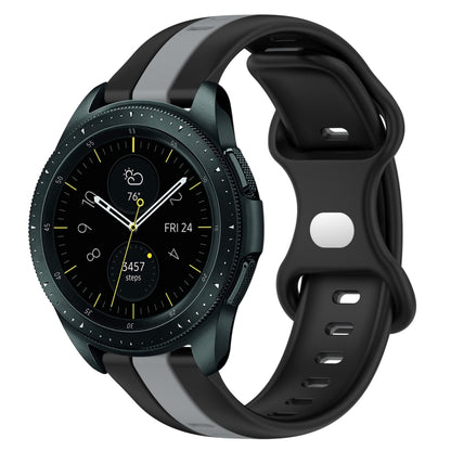 20mm Butterfly Buckle Two-Color Silicone Watch Band