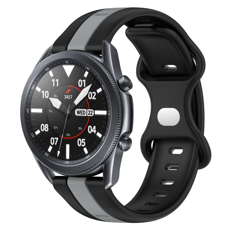 22mm Butterfly Buckle Two-Color Silicone Watch Band