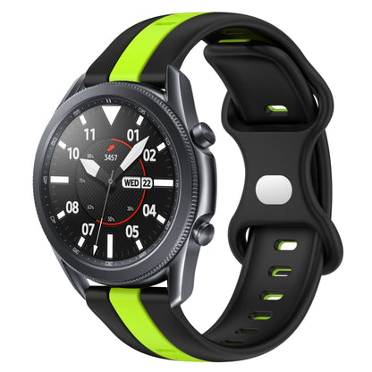 22mm Butterfly Buckle Two-Color Silicone Watch Band