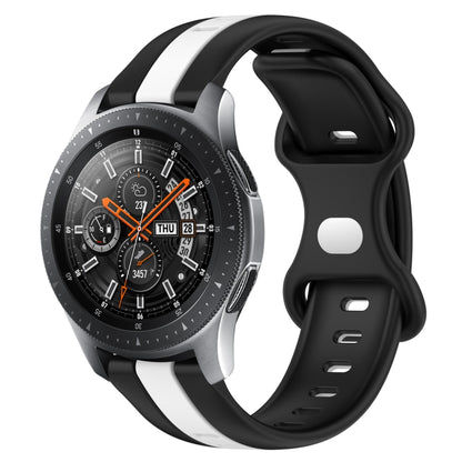 22mm Butterfly Buckle Two-Color Silicone Watch Band