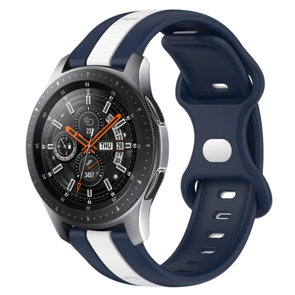 22mm Butterfly Buckle Two-Color Silicone Watch Band