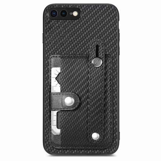 Wristband Kickstand Card Wallet Back Cover Phone Case with Tool Knife
