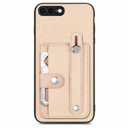 Wristband Kickstand Card Wallet Back Cover Phone Case with Tool Knife