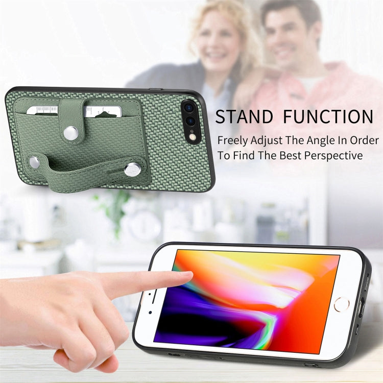 Wristband Kickstand Card Wallet Back Cover Phone Case with Tool Knife